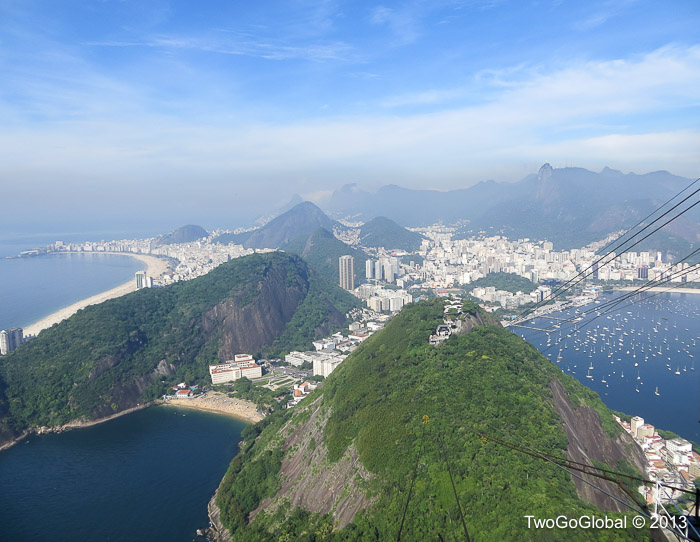 Rio suburbs of Copacabana, Leme, Botafogo & Flamengo
