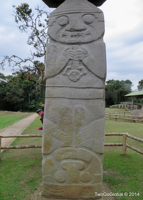 Sculpture at San Agustin Archaeological Park