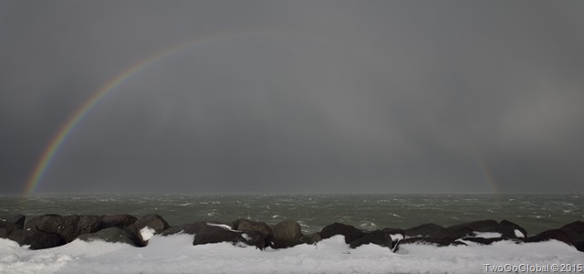 A stormy afternoon in Keflavik