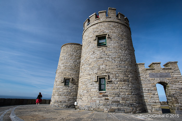O'Brien's Tower, the highpoint at the Cliffs of Moher