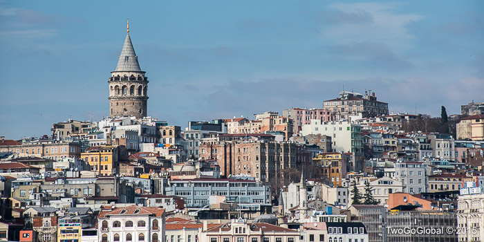 View across the Golden Horn to Istanbul’s Karaköy neighborhood