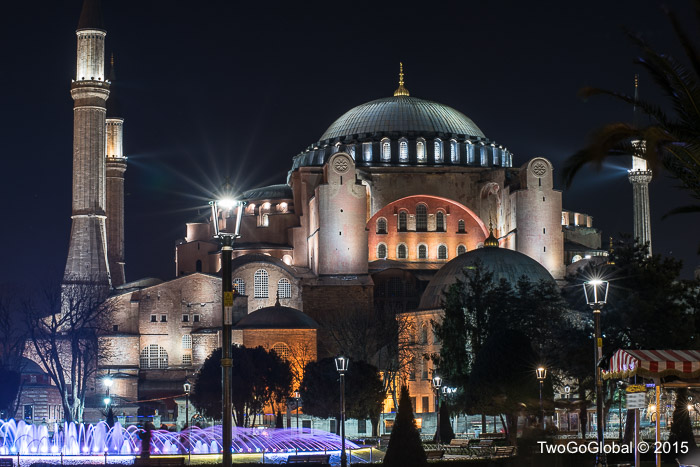 Hagia Sophia by night