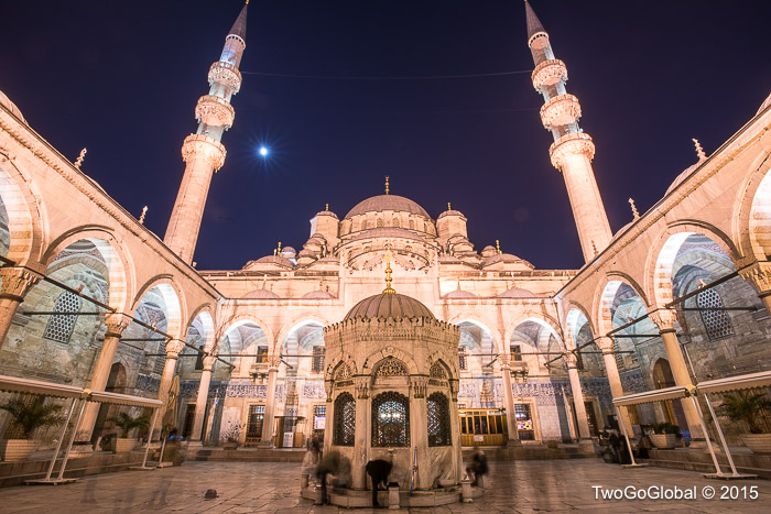 Interior of Süleymaniye Mosque