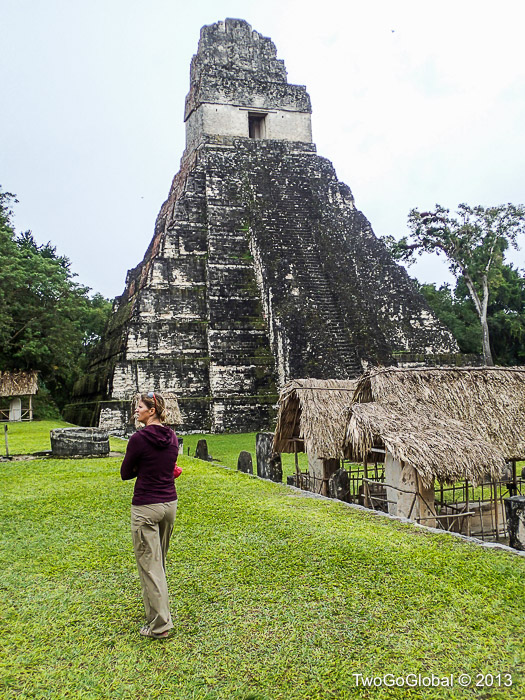 Andrea in front of Temple I
