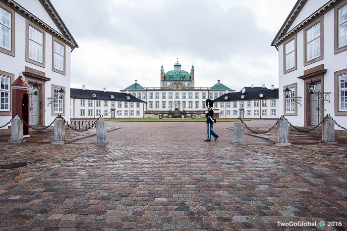 A well guarded Fredensborg Palace