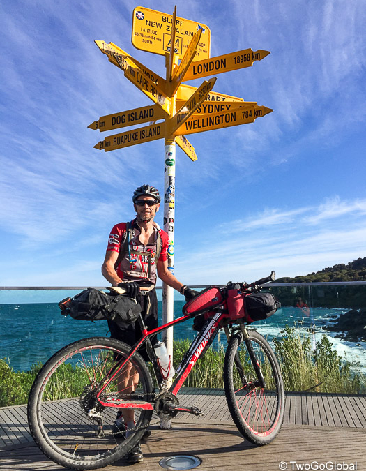 3000km later at Stirling Point