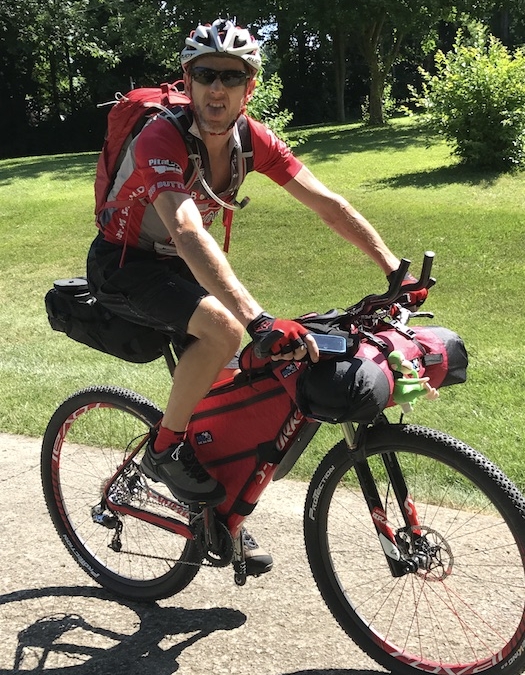 Final test ride before packing