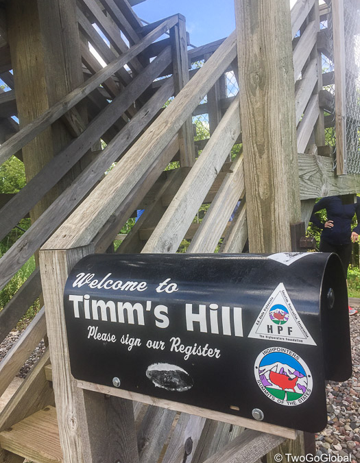 Heading up to the top of Wisconsin