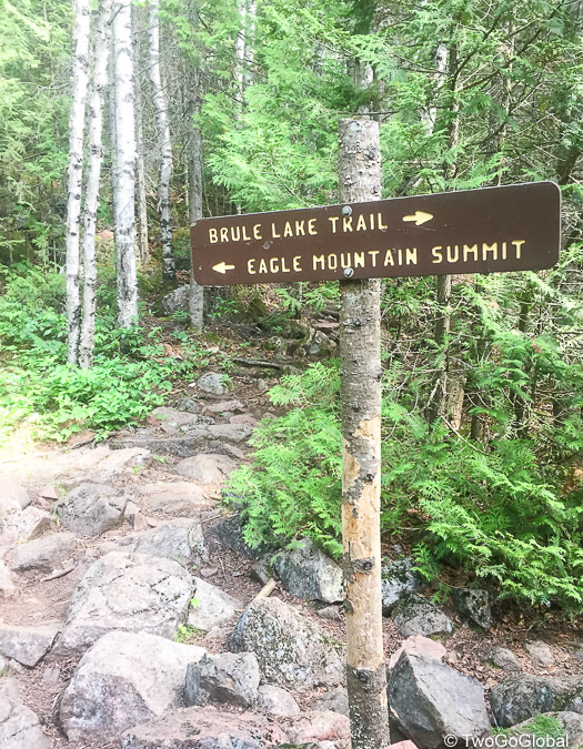 The 7 mile trail to Eagle Mountain