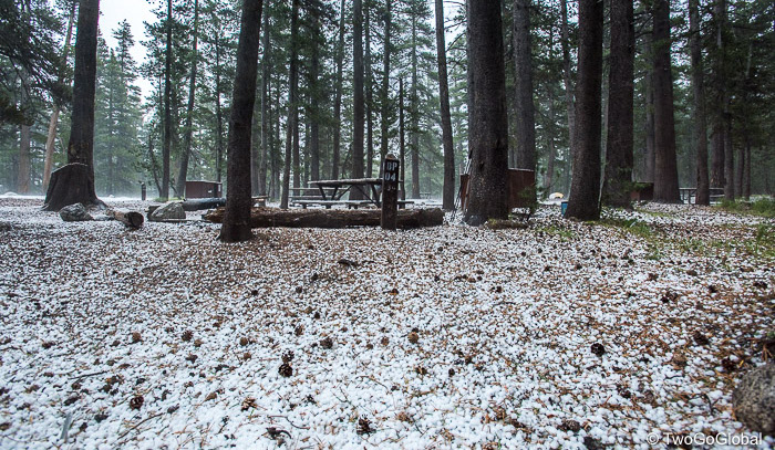 The hail that ruined our night