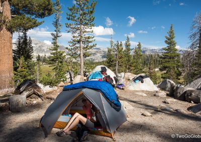 One of the many "best campsites" we stayed at on the JMT