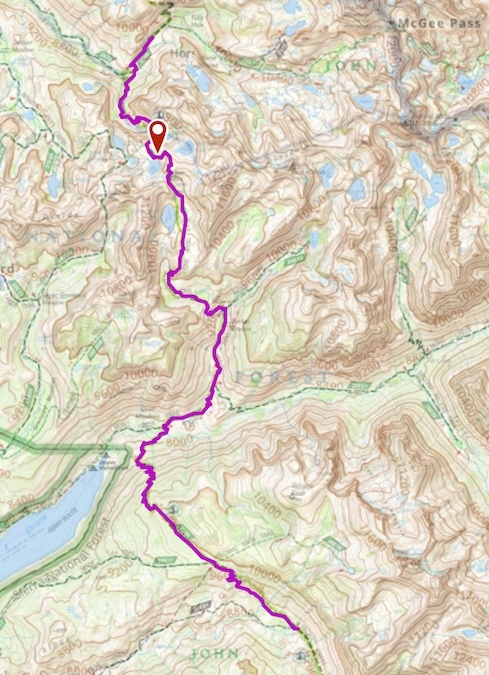 Day 10 route map