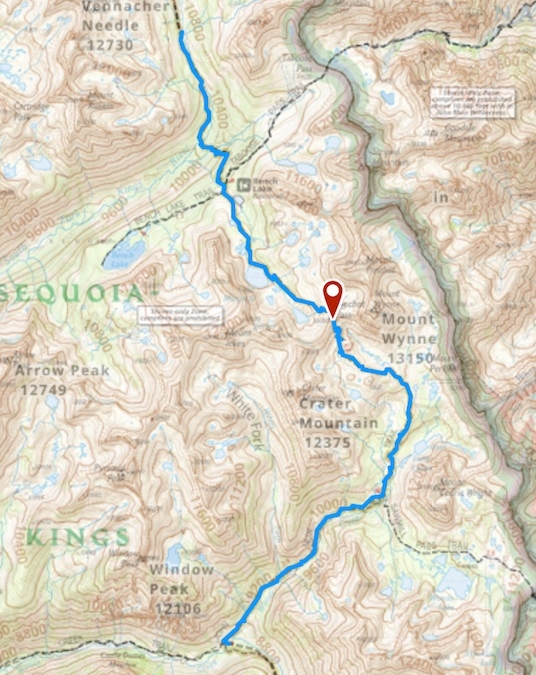 Day 5 route map