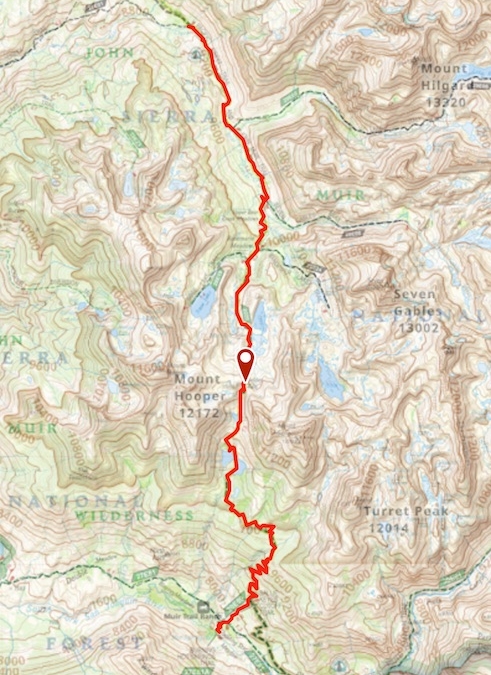 Day 9 route map