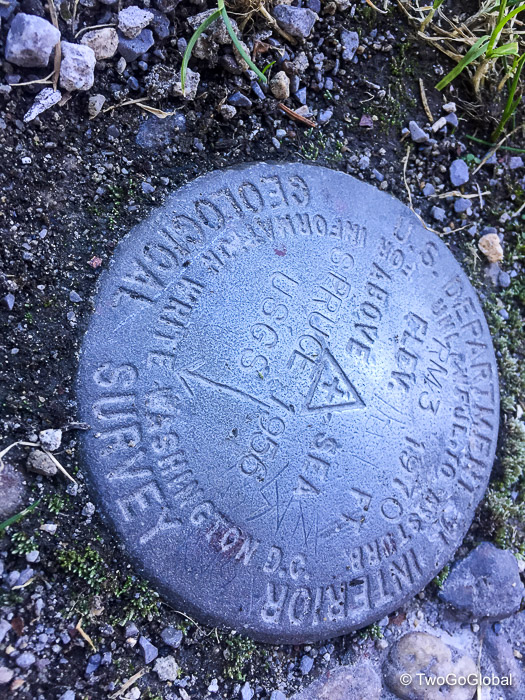 The 4,863' Geographical Marker