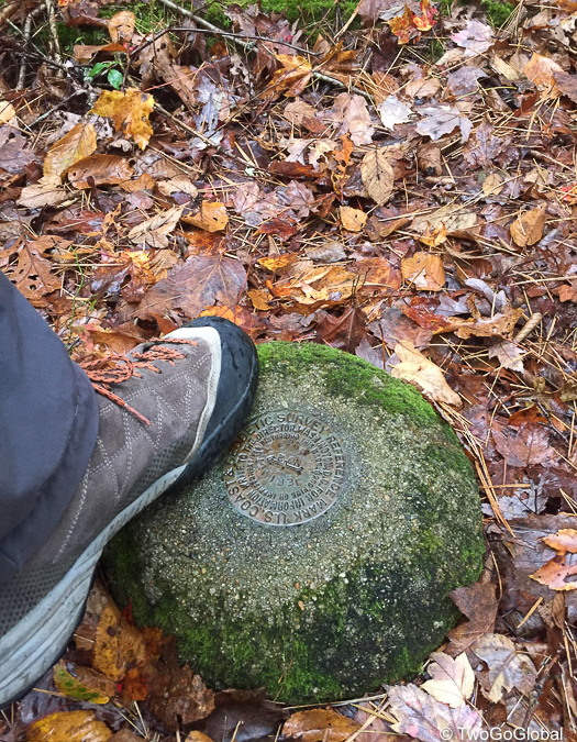 Standing on the top of Rhode Island