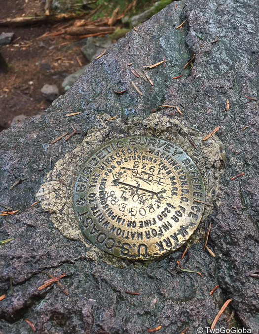 Summit survey reference marker