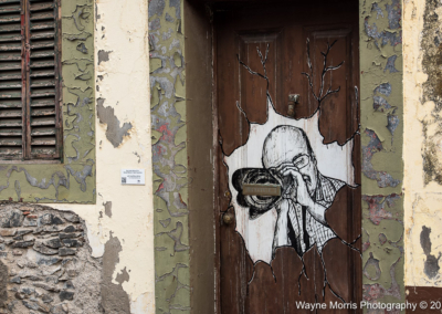 Painted doors of the Zona Velha district