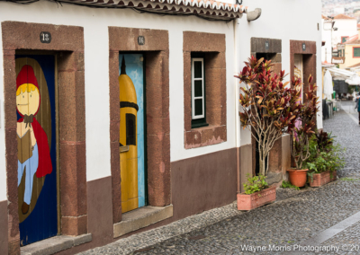 Painted doors of the Zona Velha district
