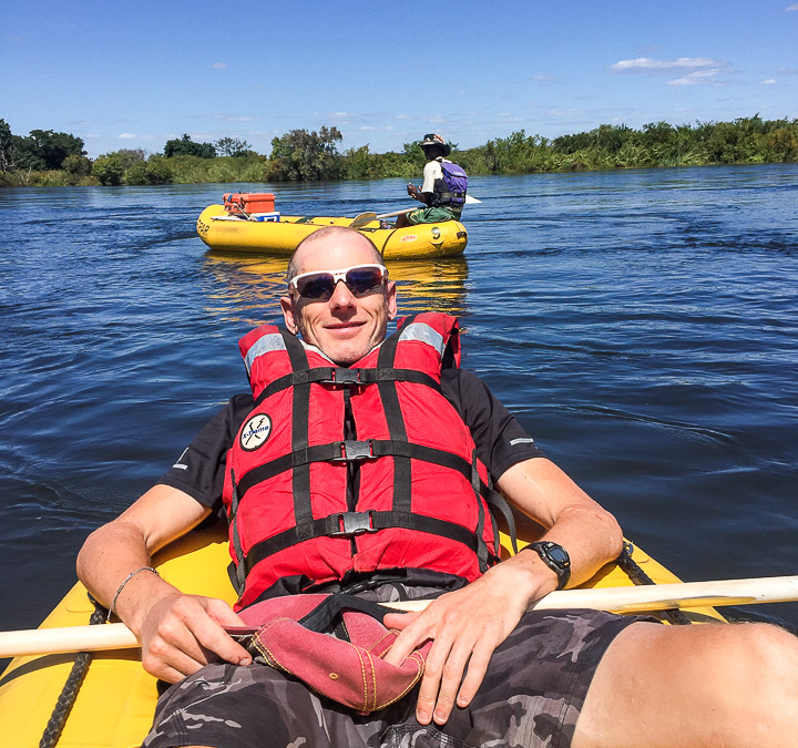 Lounging on the Zambezi River