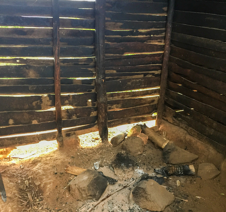 Kitchen where meals are prepared and cooked