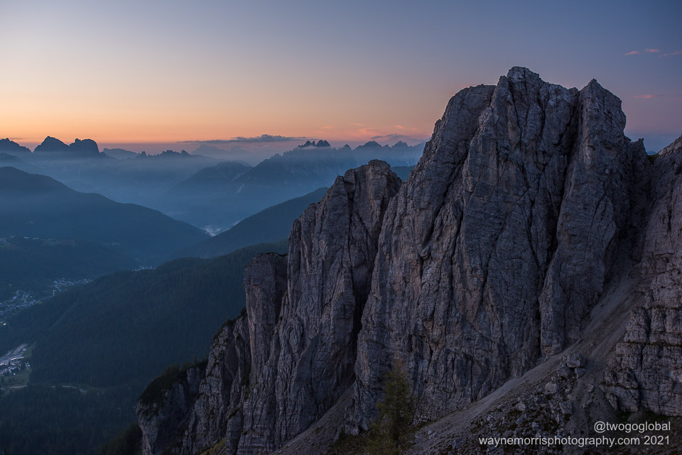 Sunrise from Rifugio Coldai