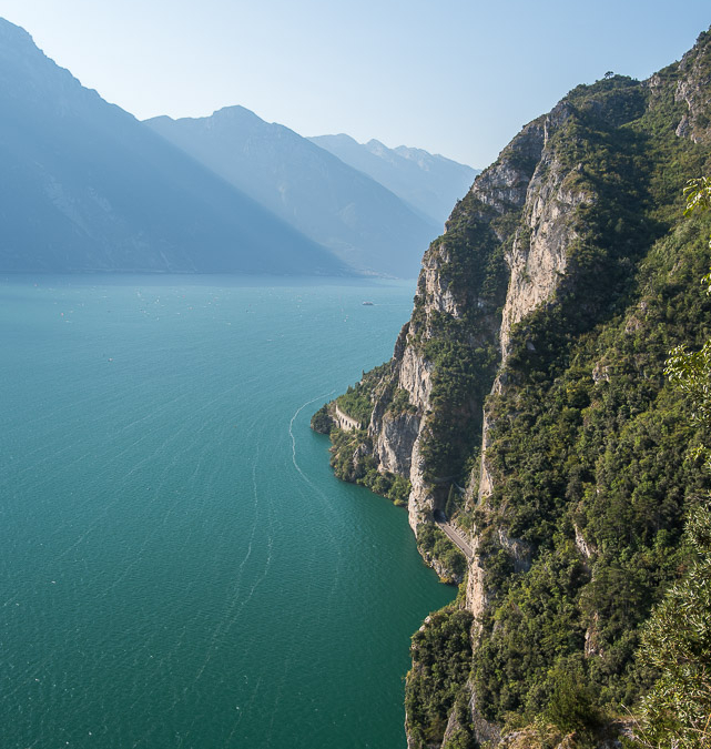 Hiking above Lake Garda