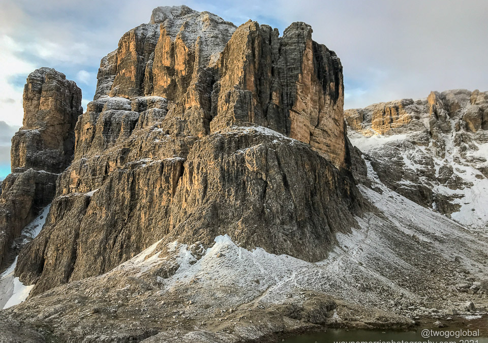 Piz Pisciadù dominating the view