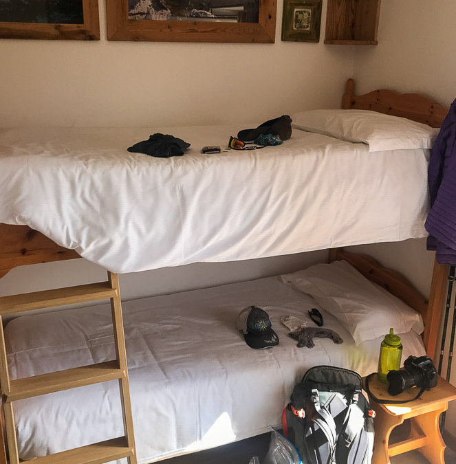 Some ‘luxury’ at Rifugio Averau