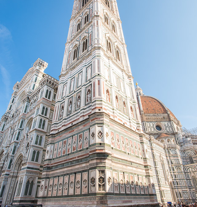 Giotto’s bell tower, part of the Duomo