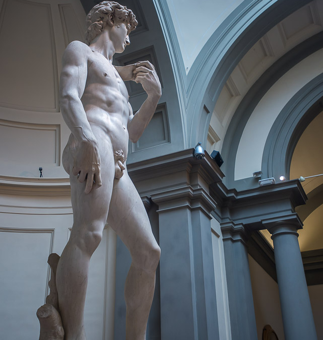 David, sculptured by Michelangelo between 1501 and 1504