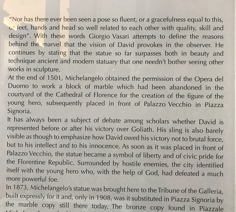 A bit about ‘David’