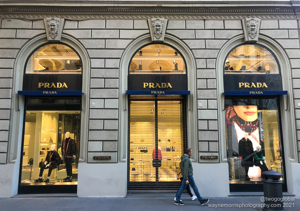 One of Florence’s many fancy shops