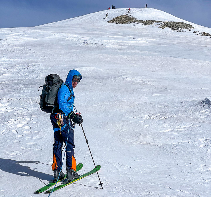Nearing the summit of Pigne d’Arolla