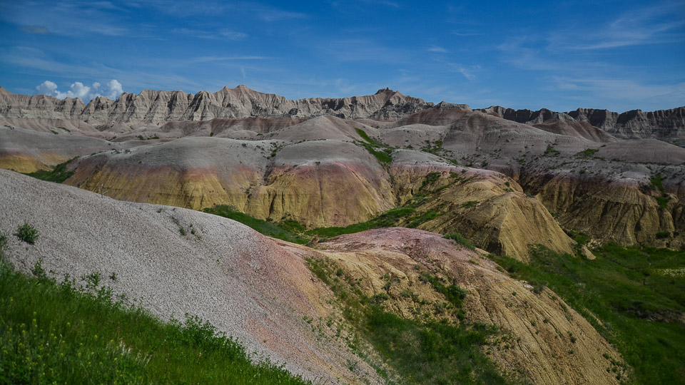 Badlands and Mt Rushmore