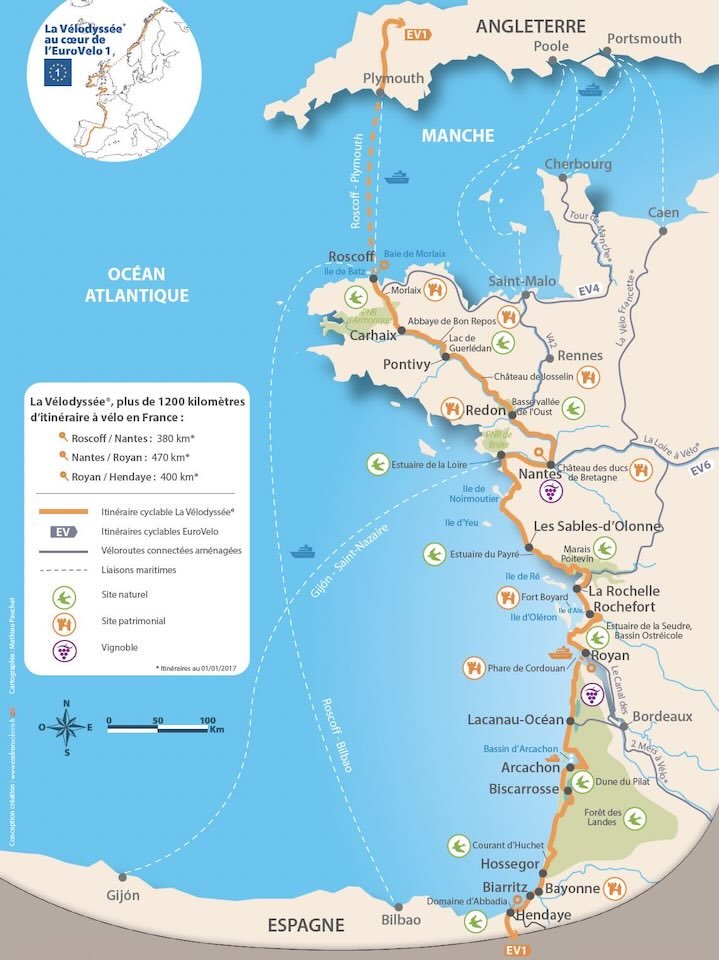 La Velodyssee Route